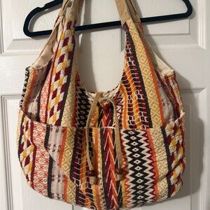 Multicolor Patterned Women's Bag